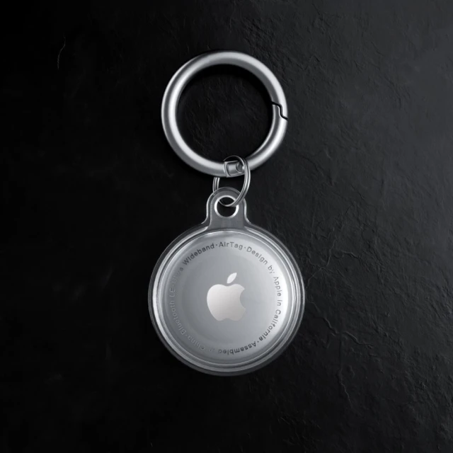 Брелок з кільцем Tech-Protect Icon для AirTag Clear (9589046922954)