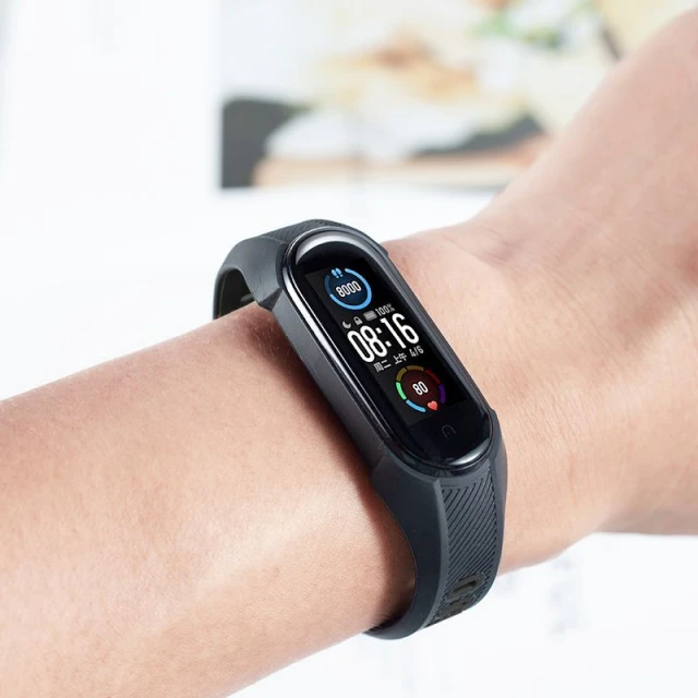 Ремінець Tech-Protect Armour для Xiaomi Mi Smart Band 7/6 NFC/6/5 Black (9589046923555)