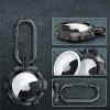 Брелок з кільцем Tech-Protect TpuСarbon для AirTag Black (9589046924002)