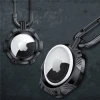 Брелок з кільцем Tech-Protect TpuСarbon для AirTag Black (9589046924002)
