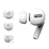 Силіконові накладки Tech-Protect для AirPods Pro 1 | 2 White (3 Pack) (9589046924415)