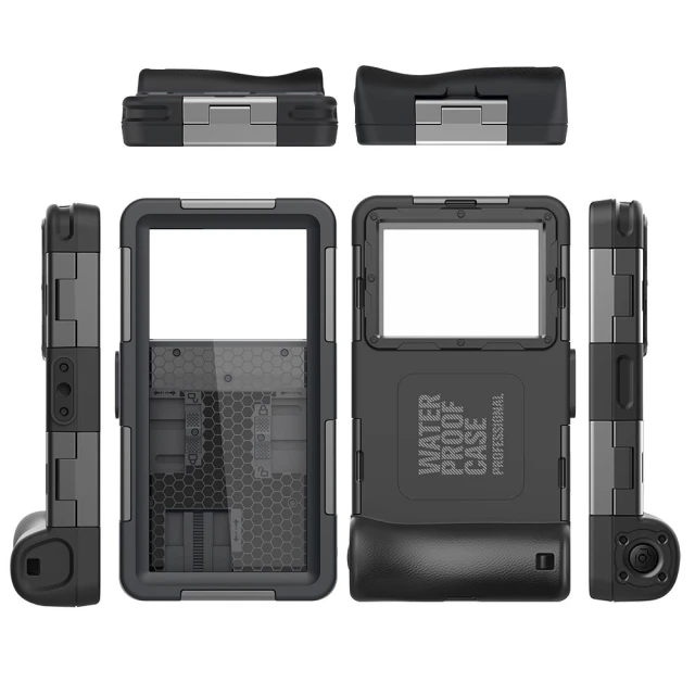 Водонепроникний чохол Tech-Protect IPX8 Universal Diving Waterproof Case Black (9589046924552)