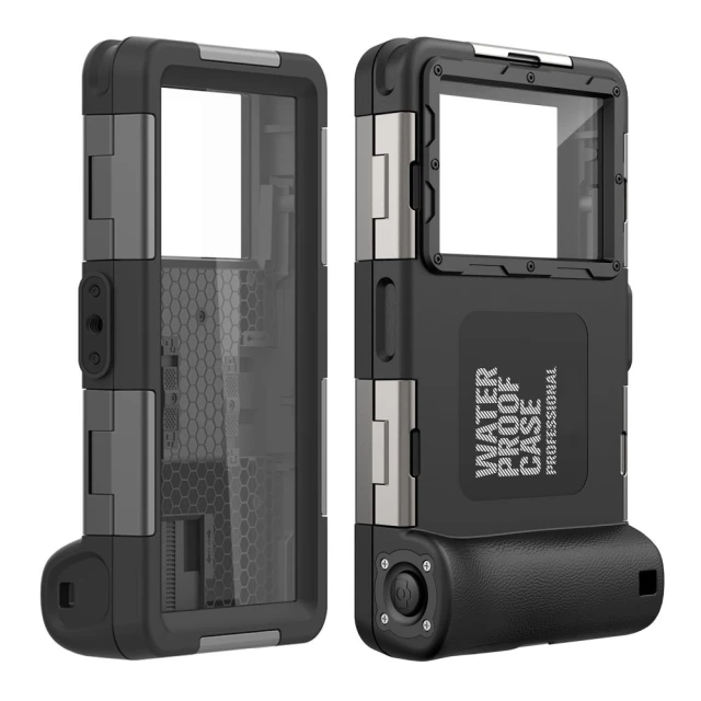 Водонепроникний чохол Tech-Protect IPX8 Universal Diving Waterproof Case Black (9589046924552)