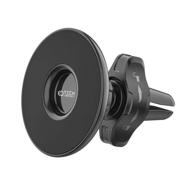 Автотримач Tech-Protect N50 Magnetic Dashboard Vent Car Mount Black with MagSafe (9589046925771)