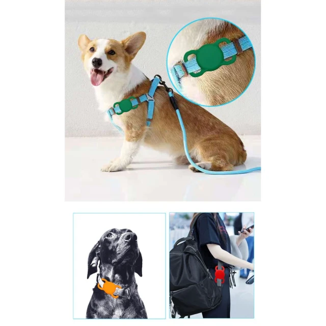 Тримач Tech-Protect Smooth For Pet для Airtag Black (9589046925986)