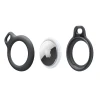 Брелок з кільцем Tech-Protect Rough для AirTag Black (9589046926198)
