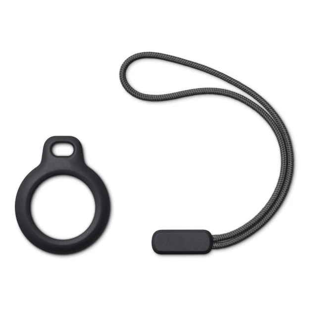 Брелок зі шнурком Tech-Protect Rough Chain для Airtag Black (9589046926228)