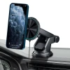 Автотримач з функцією бездротової зарядки Tech-Protect A2 Dash Car Mount Wireless Charger 15W Black with MagSafe (9589046926723)