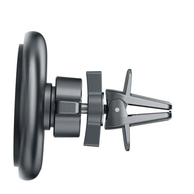 Автотримач з функцією бездротової зарядки Tech-Protect A2 Vent Car Mount Wireless Charger 15W Black with MagSafe (9589046926730)