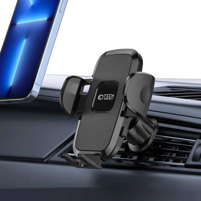 Автодержатель Tech-Protect V3 Universal Vent Car Mount Black (9589046926761)