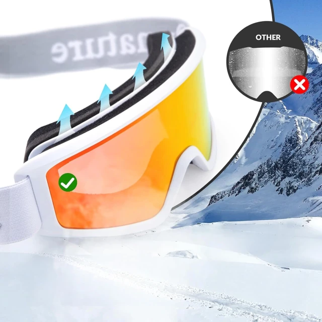 Гірськолижні окуляри Qunature White White (9792179596941)