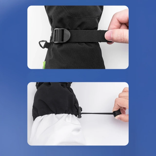 Перчатки горнолыжные Qunature Finger Style L Black (9792179596965)