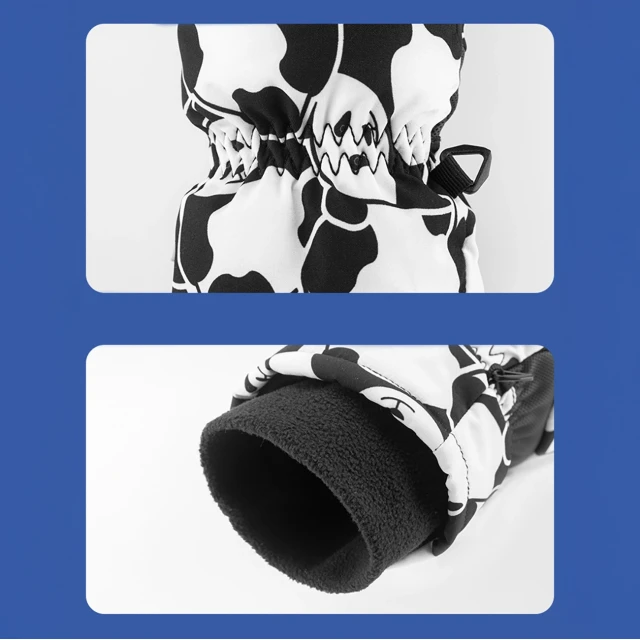 Гірськолижні рукавиці Qunature Panda Heat Transfer S Black/White (9792179596972)