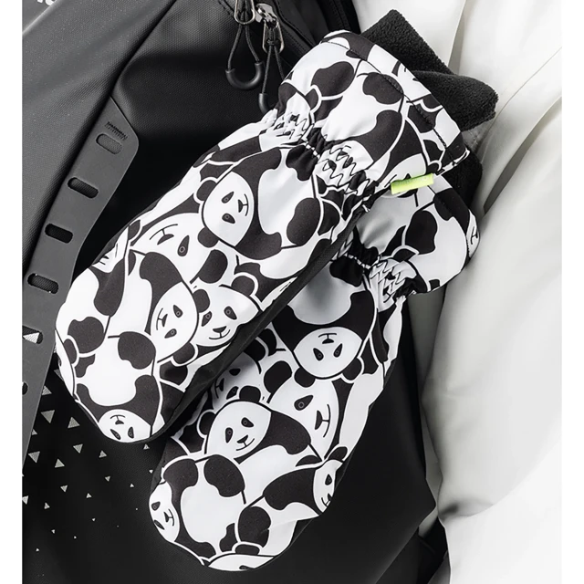 Гірськолижні рукавиці Qunature Panda Heat Transfer S Black/White (9792179596972)