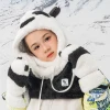 Гірськолижні рукавиці Qunature Panda S Black/White (9792179597009)