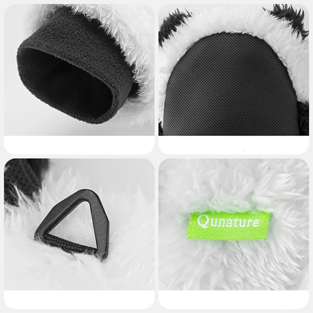Гірськолижні рукавиці Qunature Panda S Black/White (9792179597009)