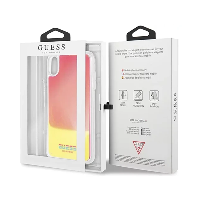 Чохол Guess California для iPhone XS/X Pink (GUHCI65GLCPI)