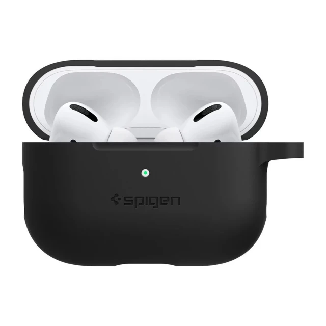 Чохол Spigen для AirPods Pro Silicone Fit Black (ASD00533)