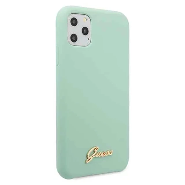 Чохол Guess Silicone Vintage Gold Logo для iPhone 11 Pro Gold (GUHCN58LSLMGG)