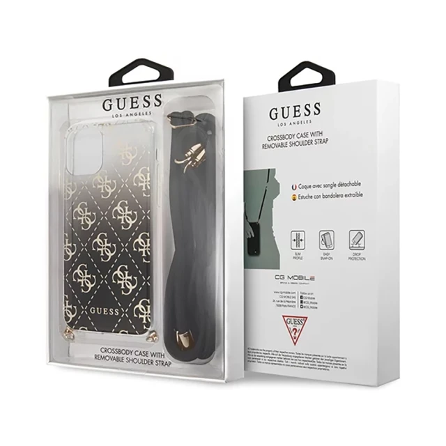 Чохол Guess 4G Gradient для iPhone 11 Pro Max Black (GUHCN65WO4GBK)