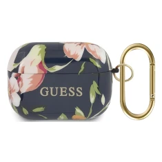 Чохол Guess Flower Collection для AirPods Pro Blue (GUACAPTPUBKFL03)