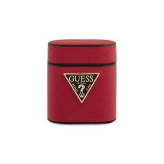 Чохол Guess Saffiano для AirPods 2/1 Red (GUACA2VSATMLRE)