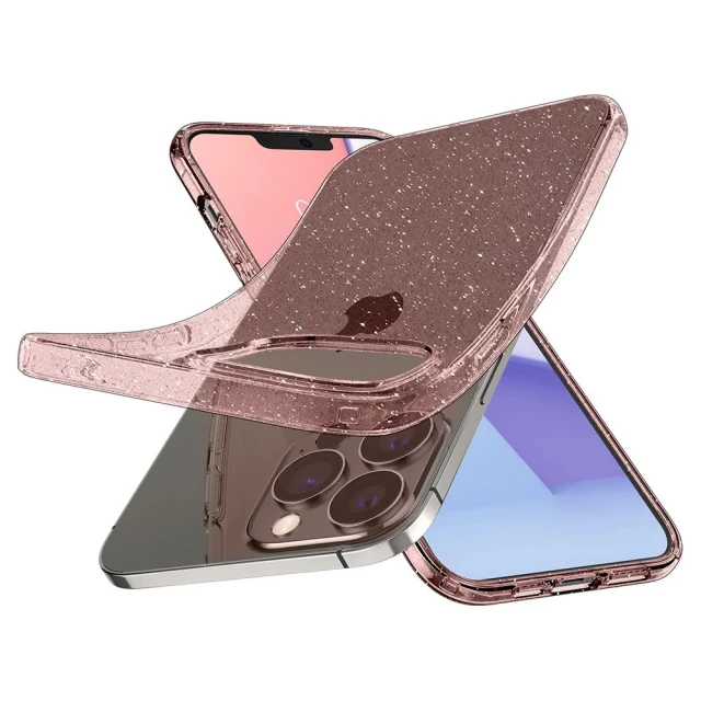 Чохол Spigen Liquid Crystal Glitter для iPhone 13 Pro Glitter Rose (ACS03256)