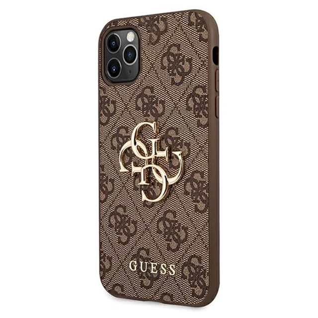 Чохол Guess 4G Big Metal Logo для iPhone 11 Pro Max Brown (GUHCN654GMGBR)