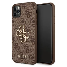 Чохол Guess 4G Big Metal Logo для iPhone 11 Pro Max Brown (GUHCN654GMGBR)