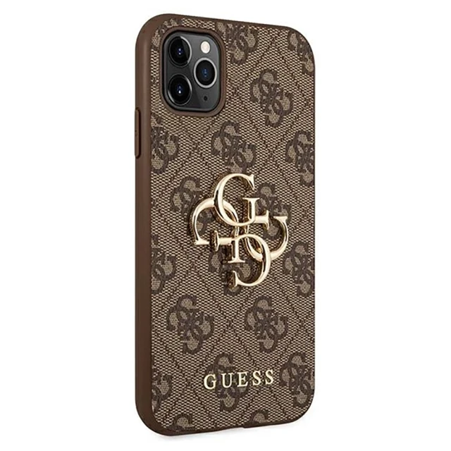 Чохол Guess 4G Big Metal Logo для iPhone 11 Pro Max Brown (GUHCN654GMGBR)