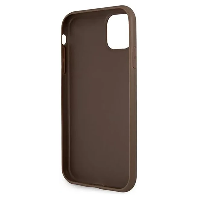 Чохол Guess 4G Big Metal Logo для iPhone 11 Pro Max Brown (GUHCN654GMGBR)