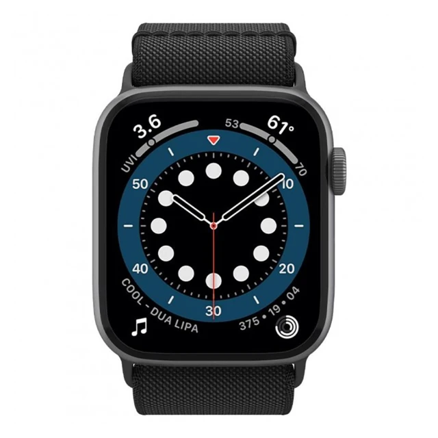 Ремінець Spigen Lite Fit для Apple Watch 42 (10 series) | 41 | 40 | 38 mm Black (AMP02290)