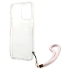 Чохол Guess Marble Strap для iPhone 13 Pro Pink (GUHCP13LKMABPI)