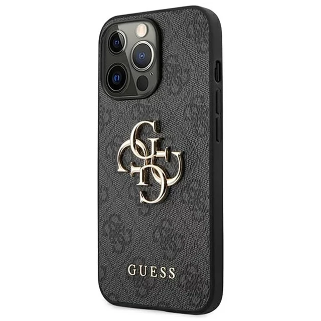 Чохол Guess 4G Big Metal Logo для iPhone 13 Pro Max Grey (GUHCP13X4GMGGR)