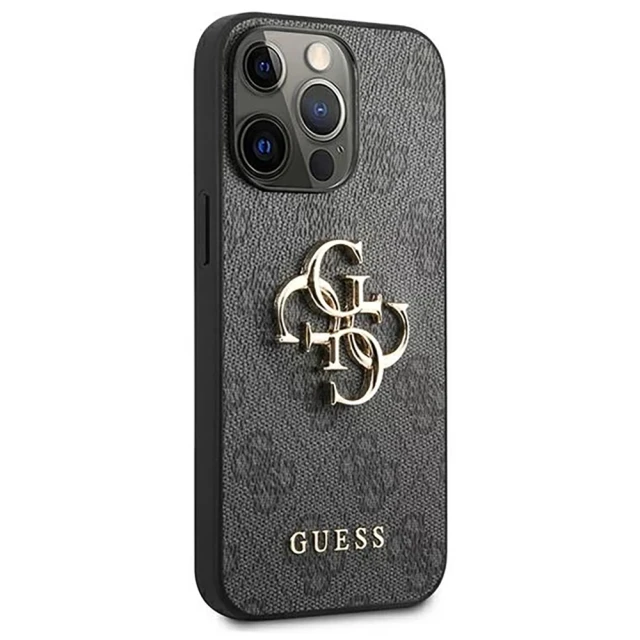 Чохол Guess 4G Big Metal Logo для iPhone 13 Pro Max Grey (GUHCP13X4GMGGR)
