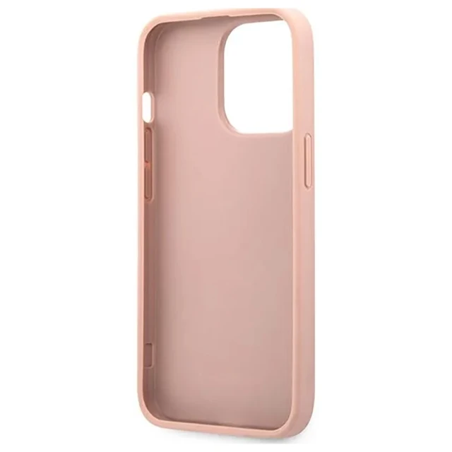 Чохол Guess Saffiano Stripe для iPhone 13 Pro Max Pink (GUHCP13XPSASBPI)