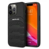 Чохол Mercedes для iPhone 13 Pro Max Leather Debossed Lines Black (AMHCP13XGSEBK)