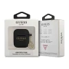 Чохол Guess Silicone Charm Collection для AirPods 2/1 Black (GUA2LSC4EK)