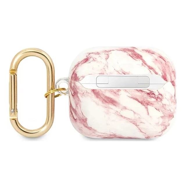 Чохол Guess Marble для AirPods 3 Pink (GUA3HCHMAP)