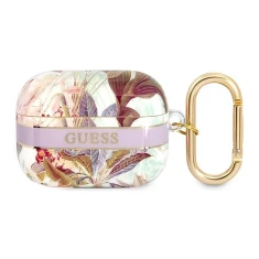 Чехол Guess Strap Collection для AirPods Pro Violet (GUAPHHFLU)