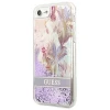 Чохол Guess Flower Liquid Glitter для iPhone SE 2020/8/7 Violet (GUHCI8LFLSU)