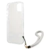 Чохол Guess Flower Strap для iPhone 13 mini Gold (GUHCP13SHFLSD)