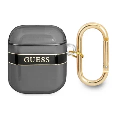 Чехол Guess Strap Collection для AirPods 2/1 Black (GUA2HHTSK)