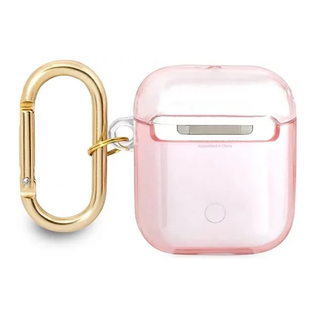 Чохол Guess Strap Collection для AirPods 2/1 Pink (GUA2HHTSP)