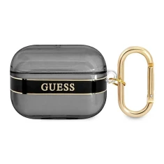 Чехол Guess Strap Collection для AirPods Pro Black (GUAPHHTSK)