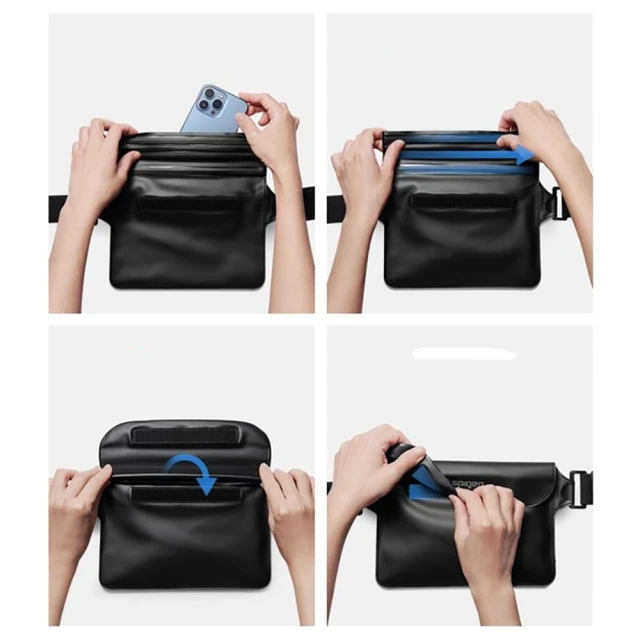 Водонепроникний чохол Spigen A620 Universal Waterproof Black (AMP04532)