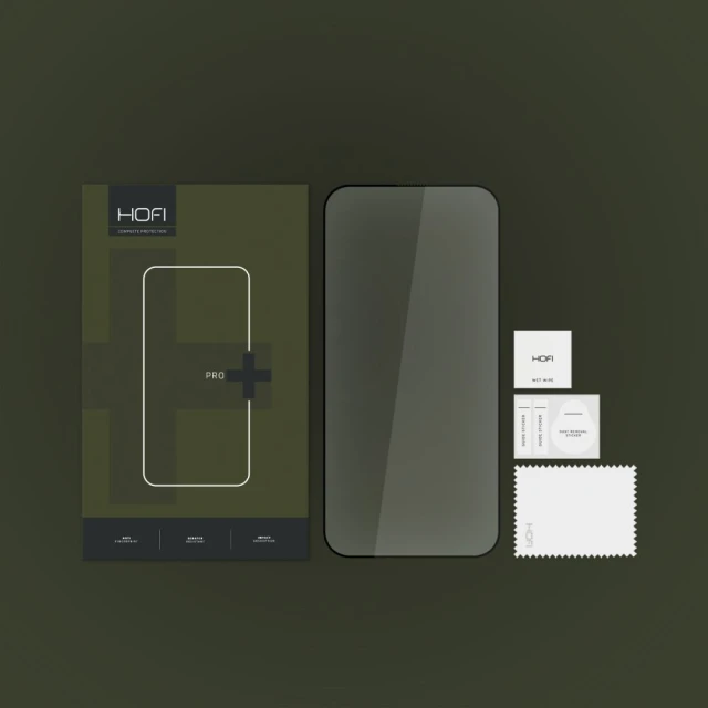 Захисне скло Hofi Glass Pro+ для iPhone 15 Black (9319456604757)