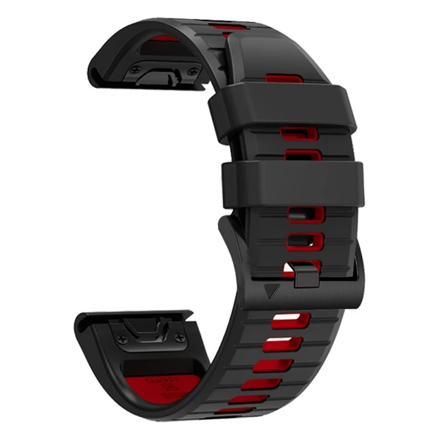 Ремінець Tech-Protect IconBand Pro для Garmin Fenix 3 | 5X | 3HR | 5X Plus | 6X | 6X Pro | 7X Black Red (9319456605082)