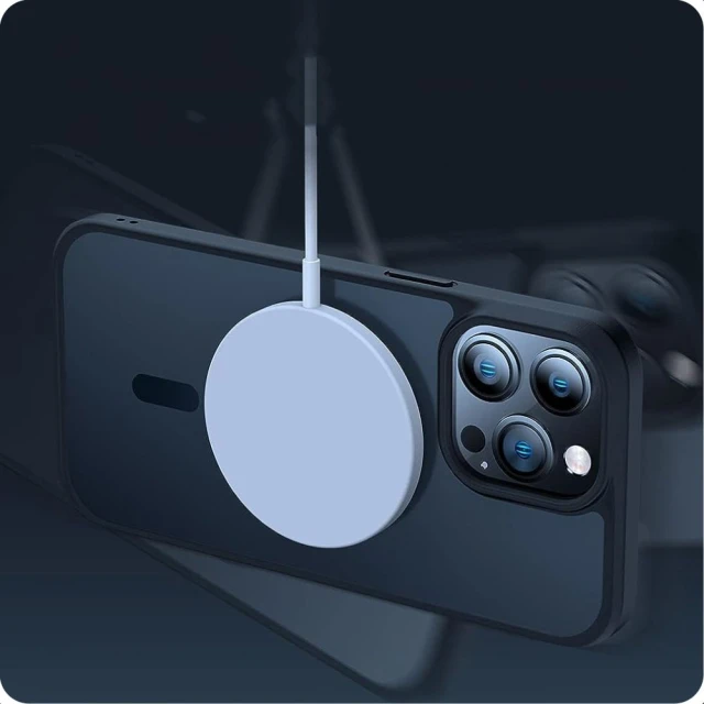 Чохол Tech-Protect Magmat для iPhone 15 Black Clear with MagSafe (9490713936467)