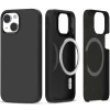 Чохол Tech-Protect Silicone для iPhone 14 | 13 Black with MagSafe (9319456604948)